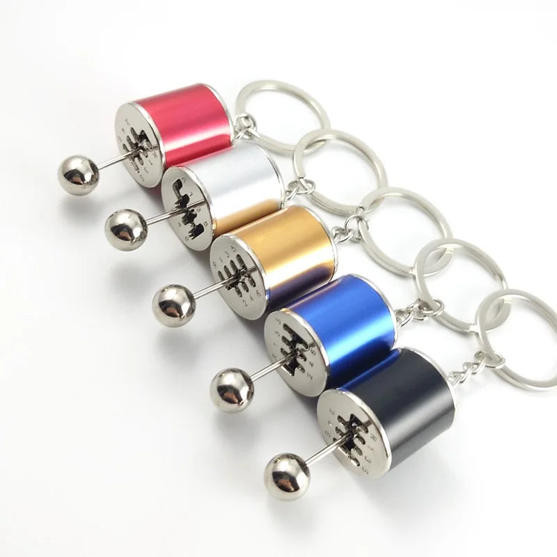 Creative Gear Shift Keychain Car Caliper Model Small Gift Stress Relief Gear Toy