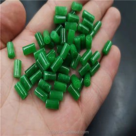 Certified Diy Jewelry Accessories Dry Green Iron Dragon Jade Barrel Beads Loose Dry Sapphire Tube Loose Beads Long Beads