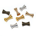 30pcs Metal Spring Funnel Shape Spacer Beads Caps DIY Beading Findings End Caps Bead Stoppers for Jewelry Makings Accessories