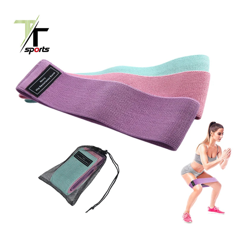 TTSPORTS Professional Custom Logo Hips Exercise Workout Resistance Bands for Indoor Sports