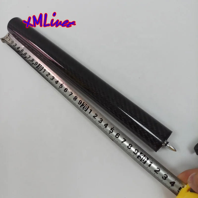 Xmlivet 12inch Optional Carbon Bullet Joint Billiards Cue Extension for Uni-Loc/fast Joint/mezz Pool Cue Extenders