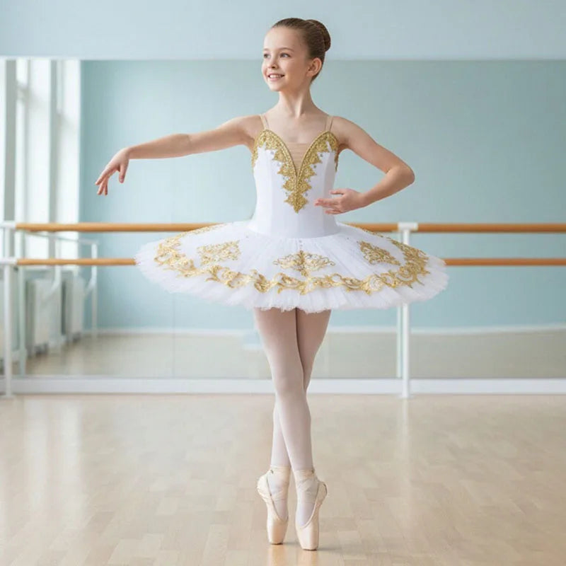Blue Professional Ballet Tutu Skirt Women Pink Classical Pancake Tutu Costume Dress Purple for Girls