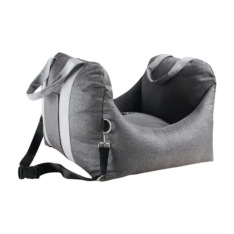 Hot Sale Breathable Cover Remove Antiskid Bottom Fast Delivery Dog Car Booster Seat in Stock
