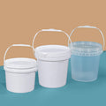 3L Food Grade Container Unbreakable PP Small Plastic Bucket With Handle Lid
