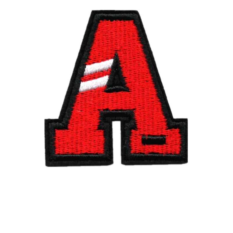 Popular Alphabet Embroidery Iron on Patches