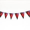 New Pull Flag Eid Festival  Ramadan Decoration Celebration Party Moon Star Pull Flag Triangle Banner for Eid Decoration  XJ0150
