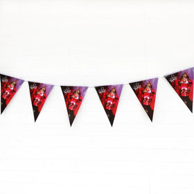 New Pull Flag Eid Festival Ramadan Decoration Celebration Party Moon Star Pull Flag Triangle Banner for Eid Decoration XJ0150