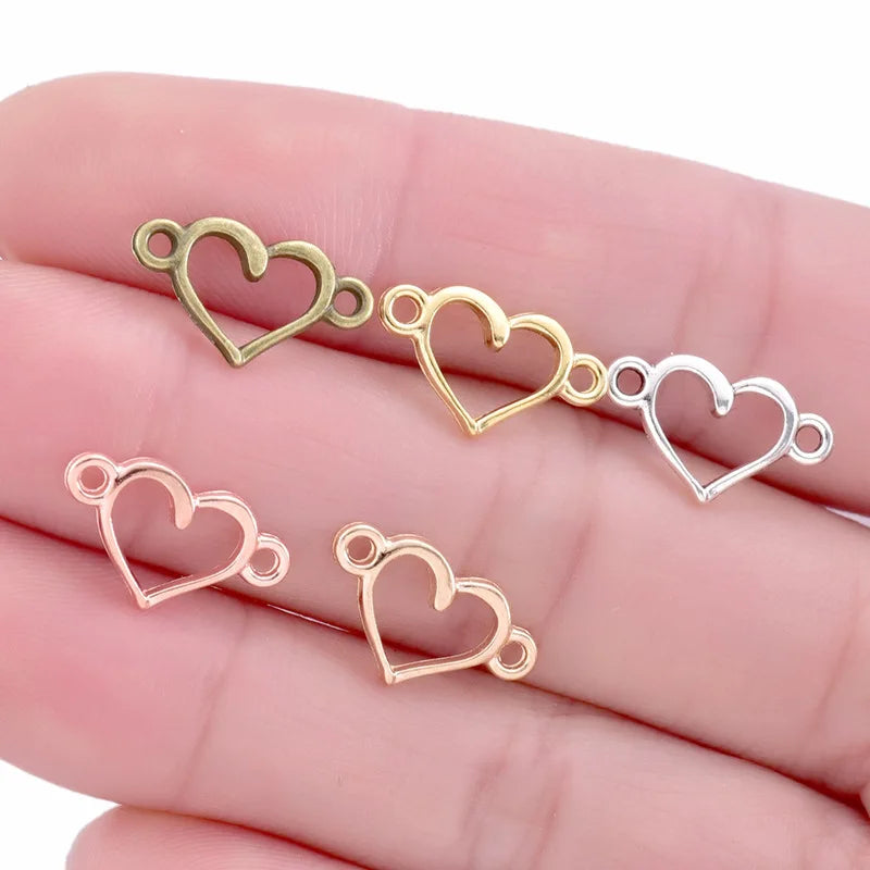 2025 Personality Creativity Bracelet Charm Cute Simple Colorful Peach Heart Pendant DIY Jewelry Accessories for Women