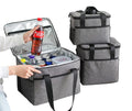 Soft Oxford Cloth Lunch Cooler Bag Insulated Thermal Picnic Bag with Adjustable Shoulder Strap