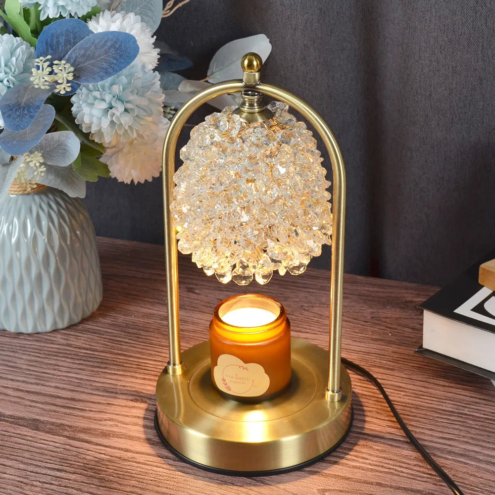 Home Decor Fragrance Wax Melt Candle Lamp European and American Simple Fragrance Lamp Bedroom Atmosphere Table Lamp Bedside