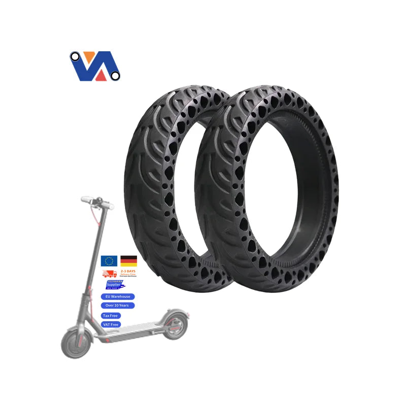 EU Warehouse 8.5 Inch Solid Rubber Tire Wheel Xiaomi MIJIA Mi M365 Pro Pro2 1S Lite Electric Scooter with Honeycomb Tires