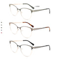 Unisex Vintage Stainless Steel Optical Glasses Durable Prescription Luxury Business Eyeglasses with Special Unique Design