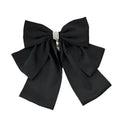 Black Bow Hair Clips Huge Soft Bow Women Barrettes Accessories for Women Girls