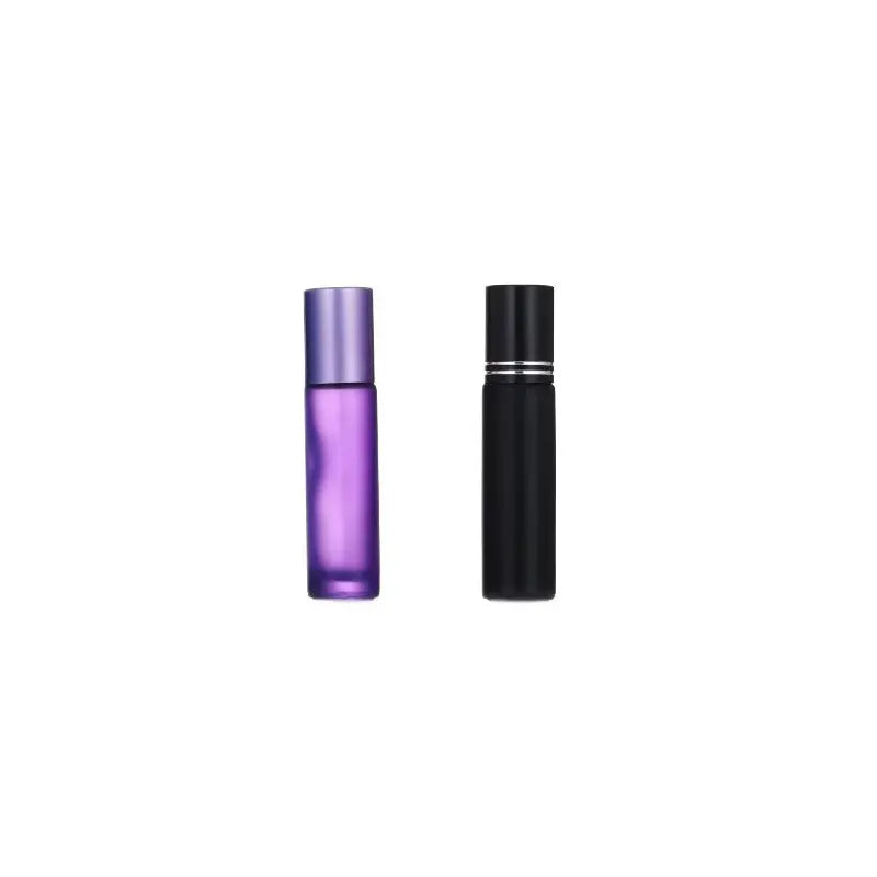 Empty Glass Roll on Perfume Oil Scents Aromatherapy Bottle 5ML 10ML Carnelian Gemstone Iridescant Eye Serum Roller Ball Bottles