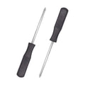 High Quality Industrial 45# Steel Black Plastic Handle Cross Screwdriver PH1 160mm Lengthened Screwdriver OEM DIY Nickel Finish