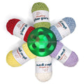 Luminous Glow Dark Chenille Glow Dark Crochet Yarn Knitting Yarn 10 Pack Hand Knitting Weaving Yarn Dyed High Tenacity 50g