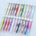 Customized logo Tweezers for Eyelashes Black Plastic Strip Lash Rose Eyelash Tweezers Eyelash Set Glitter Eye Lash Tweezer case