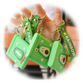 2023 Multi Functional Keyring Silicone Key Chain Phone Holder Fashion Pendant Portable Makeup Mirror Keychain