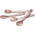 Customize logo pink 9cm Exquisite Natural Mother of Pearl Shell Caviar Spoon