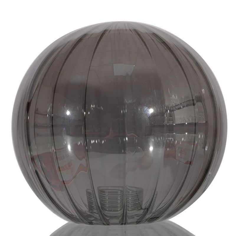 Grey Colored G9 Borosilicate Glass Globe Lamp Shade With Internal Screw Thread