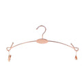 Superior Quality Market Exhibition Close Fitting Clothing Metal Durable Lingerie Hangers