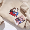 Custom Eco-Friendly Plaid Portrait Embroidery ODM Flannel Family and Couples Gift Spring Season Front Logo Position