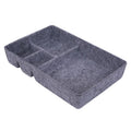 Integrated Molding Seamless Felt Drawer Storage Box 100% Polyester Fabric Multifunction Customizable Size Office Organizer