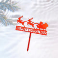 New Color Printing Merry Christmas Party Cake Topper