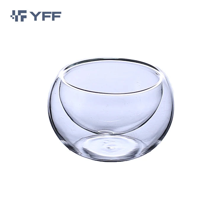 Good Quality clear Reusable Coffee Cup Glass Borosilicate Double Wall Glass Drinking Cup