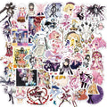 50Pcs Japan Anime Puella Magi Madoka Magica Cute Cartoon Sticker Laptop Luggage Bottle Phone Waterproof Custom DIY Label