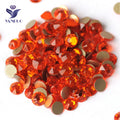 YANRUO Factory Wholesale Price Hyacinth Color Flatback Rhinestones Bulk Rhinestones Nail Art Crystal
