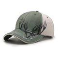Custom Cotton 6 Panel Digital Printed Logo Sandwich Brim Embroidery Hat Hunting Baseball Cap