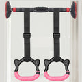 Custom Logo Portable Heavy Duty Fitness Gym Equipment Sport Home Indoor Adjustable Horizontal Doorway Pull up Bar With Hand Grip