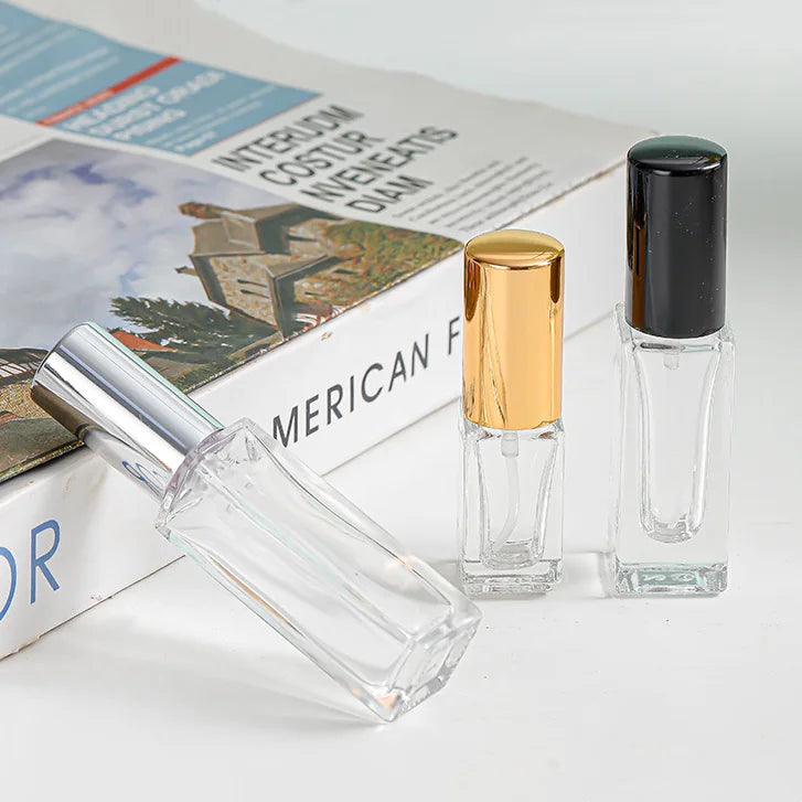 5ml 10ml 20ml 30ml 50ml Small Portable Refillable Cosmetic Packaging Glass Perfume Oil Spray Bottle
