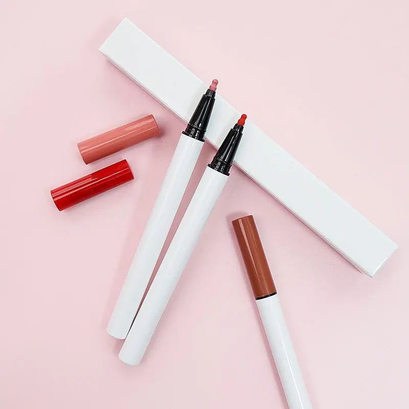 New Design OEM Vegan Long Lasting Matte Liquid Lipliner Pencil Pigmented Tint Lip Liner in Private Logo Wholesale