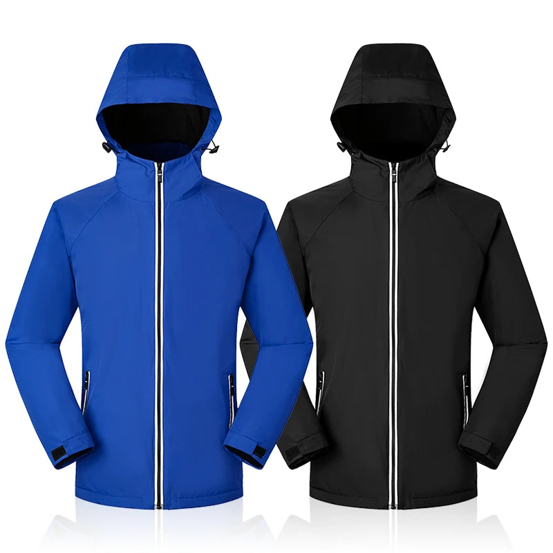 Premium Stitched Custom Label Wholesale Men Windbreaker Waterproof Ski Jacket to Face North Winter