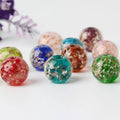 Loose Crystal 10mm Glass Beads for Jewelry Gilt Seed Beads Lampwork Beads Necklace Marking Available 6mm 8mm Sizes Decoration