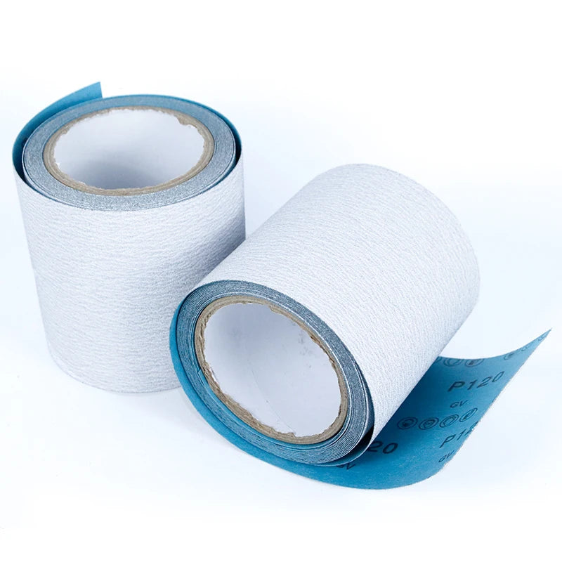 Sandpaper Roll 2-3/4" Wide 10 Yard Longboard Cloth Backed P40-P800 Grit Aluminum Oxide Woodworking Metal Plastic Automotive