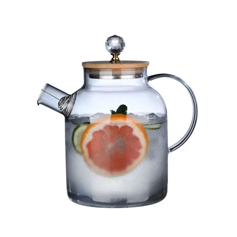 Electroplate 1000ml 1500ml Glass Kettle and Teapot Set Luxury China Teapot Sets Arabic Teapot