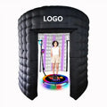 Hot Sales Feidu FD40 Inflatable Photo Booth Tent Enclosure Digital Printing LED Lighting Waterproof Custom Logo for Advertising