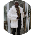 Customized Design Luxury Men Tailored Collar Genuine Fox Fur Coat