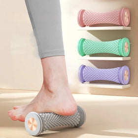 Foot Massager Roller Yoga Massage Ball Plantar Fascia Roller Muscle Relaxation Care Plastic Manual Foot Massager