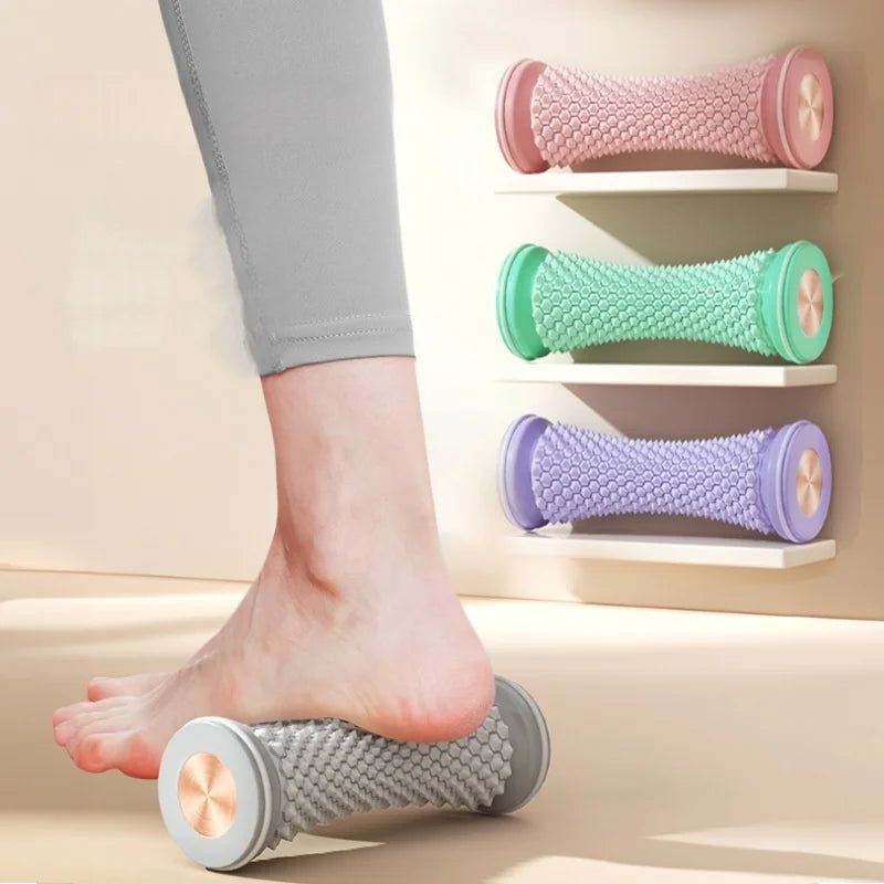 Foot Massager Roller Yoga Massage Ball Plantar Fascia Roller Muscle Relaxation Care Plastic Manual Foot Massager