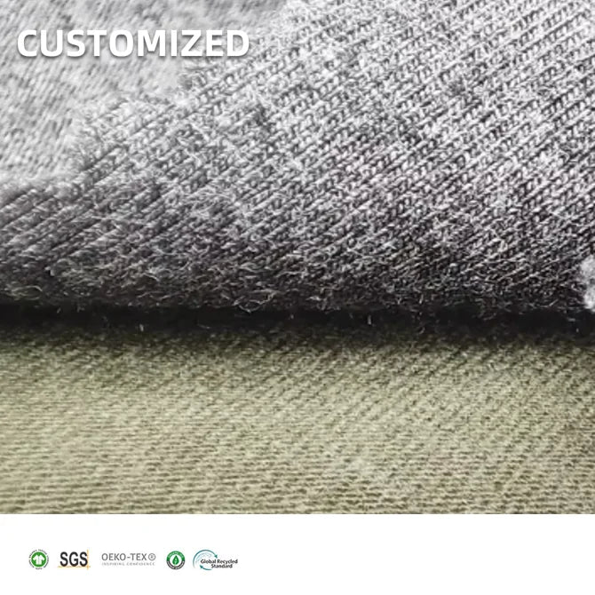 Super Soft Heavy Weight 340GSM Jersey 61%Bamboo 27%Organic Cotton 12%Spandex Fabric for Home Wear