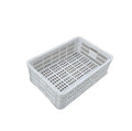 Recyclable Mesh Style Plastic Printed Storage Turnover Box Customized Logo for Fruit Vegetable Basket Agricultural Use