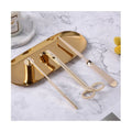 Nice Quality Wholesale Angled Design Comfortable Handle 4 Piece Set Rose Gold Candle Wick Trimmer Set