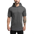 Good Quality Polyester Fitness Hooded Short Sleeve Tight OEM QUICK DRY logo Custom Design Blank Plain t Shirt t Shirts