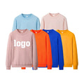 Heavyweight 100% Organic Cotton Terry Fabric Men's Oversized Crewneck Pullover Hoodie Printed Design Eco-Friendly Waterproof XL