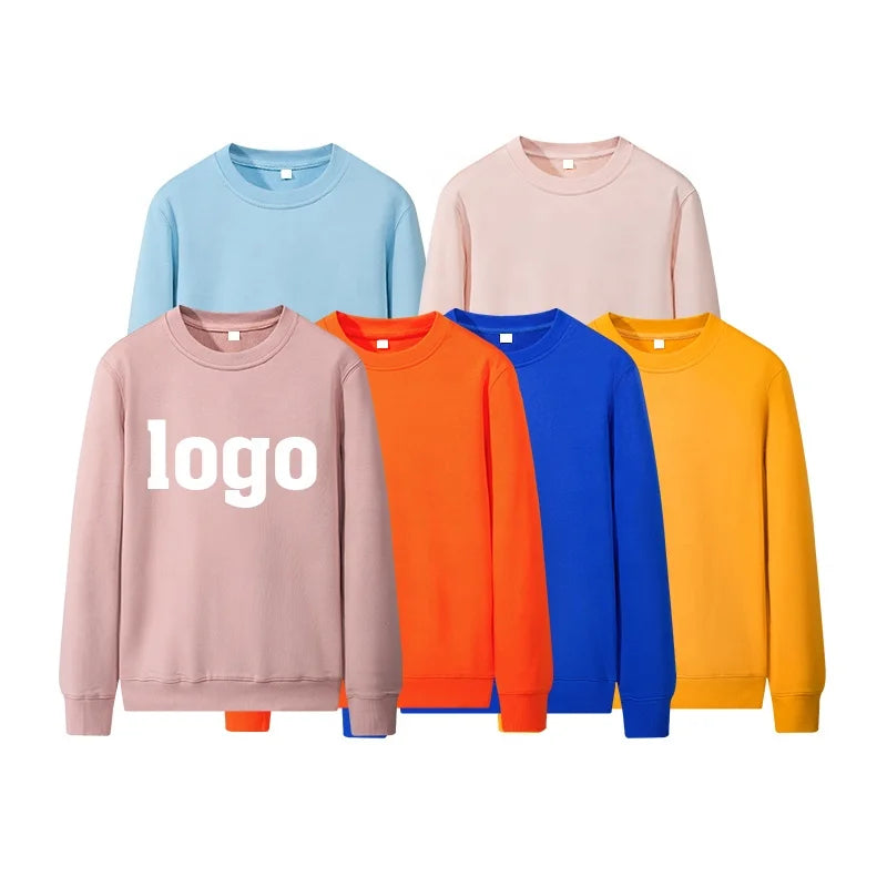 Heavyweight 100% Organic Cotton Terry Fabric Men's Oversized Crewneck Pullover Hoodie Printed Design Eco-Friendly Waterproof XL