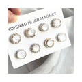 Wholesale New Style Muslim Custom Scarf Pearls Buckle Magnetic Hijab Pins for Women Silk Jewelry Accessories